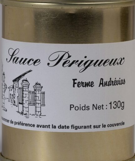 Sauce Périgueux, produit de la Ferme Andrévias, dans le Périgord